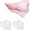 2pairs White, variant on General Gel Heel Protectors for Achilles Tendinitis, Blister, Heel Pain, Plantar Fasciitis