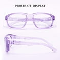 thumbnail image 6 of ProtectX Stylish Anti-Fog & Scratch-Resistant Safety Glasses, UV Protection goggles, Anti-Impact Lightweight Glasses for Men＆Women Lilac Clear, 6 of 7