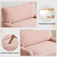 thumbnail image 2 of Bezseller 47" Oversized Accent Chair for Living Room, Pink, 2 of 10