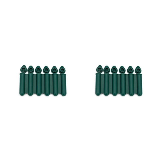 Bandeja para hacer cubitos de hielo Inteprter 2piezas silicona Reutilizable Verde oscuro