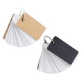 thumbnail image 4 of 1 Piece (100 Sheets Per Piece) Blank Flash Cards with Rings - Single Black, 4 of 8