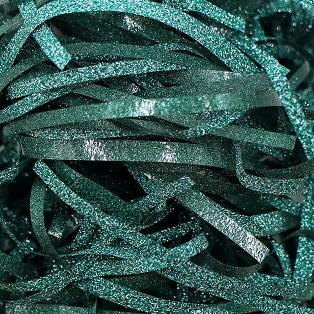 Nvzi Papel triturado de seda Lafite Grass de 200 g para envolver regalos, rellenar cestas, cumpleaños, bodas, Navidad, Acción de Gracias, Día de la Madre (verde)
