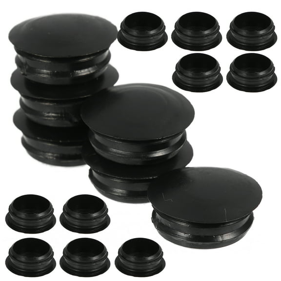 100 Pcs Furniture Hole Plug Fixings Drill Cover Caps Screw Plugs Reusable Surround Plastic