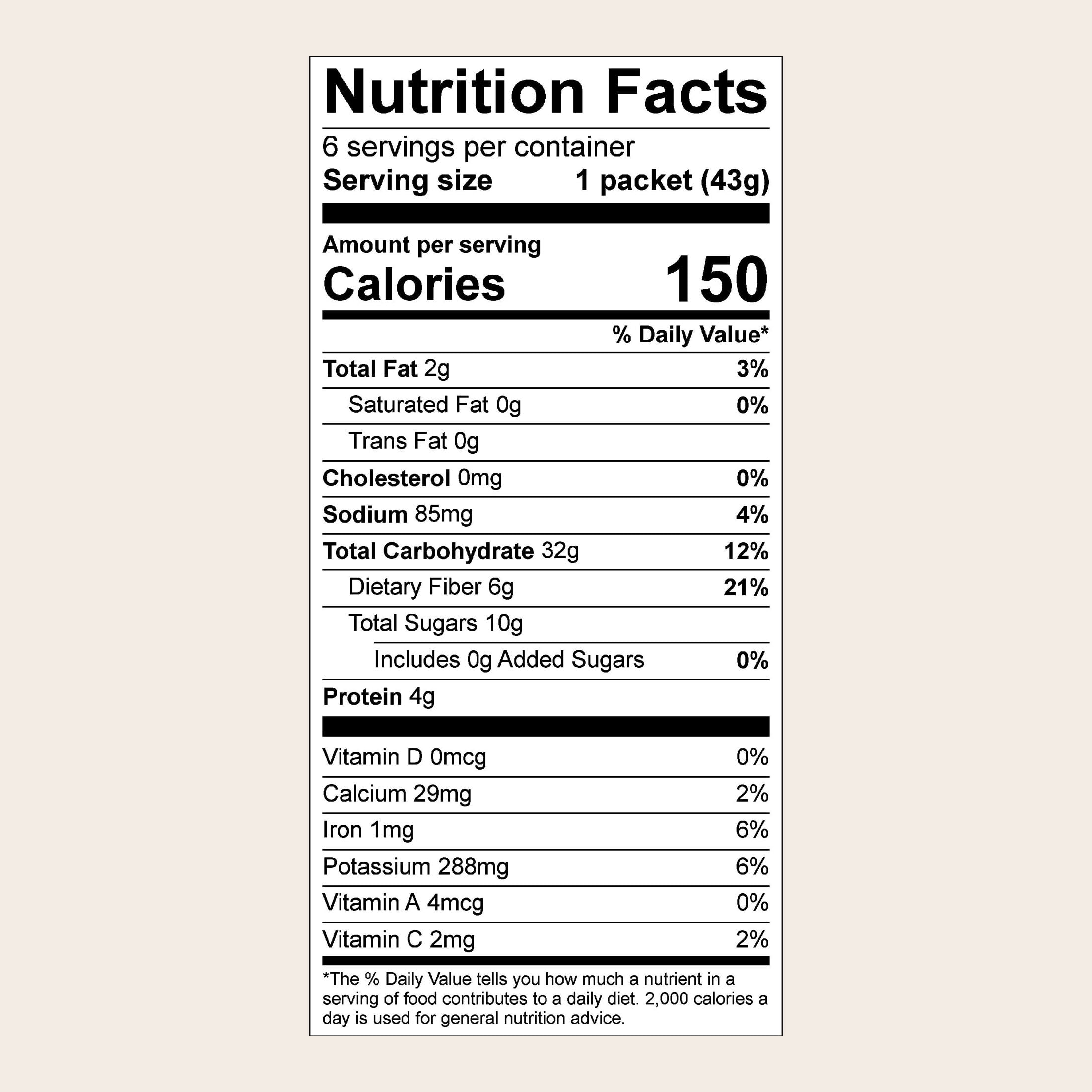 Kencko Apple Cinnamon Organic Easy Instant Oatmeal, 1.52 oz, 6 Pack