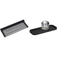 thumbnail image 1 of KRAUS Multipurpose Over-Sink Roll-Up Dish Drying Rack, Colander and Trivet | iDesign Silicone Kitchen Sink Tray, 1 of 7