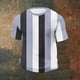 thumbnail image 3 of Ceisia Men's Summer Casual Slim Fit Crew Neck Short Sleeve T-Shirt Multi-Color Vertical Striped Waffle Knit Stretch Fabric Navy S Gifts, 3 of 6