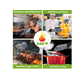 thumbnail image 4 of 7 Piezas Guantes De Horno De Silicona Resistentes Al Calor Xtellar plateado, 4 of 4