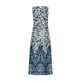 thumbnail image 5 of Dyegold Sundresses for Women Casual Beach - Plus Size Summer Dresses V Neck Sleeveless Pocket Floral Print Maxi Long Sundress ​Flowy Swing Loose ​Beach ​Dresses, 5 of 5