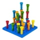 thumbnail image 1 of Tablero de clavijas de apilamiento perfke rompecabezas de uñas de hongos, 1 of 1