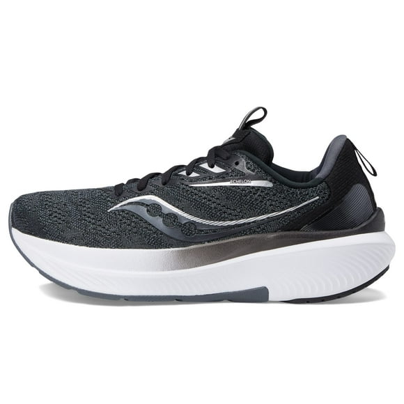 Saucony Women's Echelon 9 Running Shoe, Black/White, 7.5
