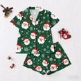 thumbnail image 5 of Fznquz Button Down Womens Pajamas Set Christmas Soft Pjs Xmas Winter 2 Piece Matching Lounge Sets Women, 5 of 5