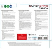 Superdrive - GS850-X Steering wheel for Racing Games with manual shifter, 3 pedals, and paddle shifters for Xbox Serie X/S, PS4, Xbox One