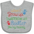 thumbnail image 3 of Inktastic Auditor Like Mommy Boys or Girls Baby Bib, 3 of 4