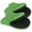 Dark Green, variant on Short Oven Mitts, Heat Resistant 500°F, Silicone Grip Kitchen Gloves, Non-Slip for Baking, Grilling, BBQ, Machine Washable with Hanging Loop, 2-Pack Set, Gray