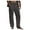 Dark Gray, variant on Men's Fashion Solid Color Slim Loose Casual Pants, Waist with Pockets Trousers for Streetwear and Daily Outings,Army Green,L