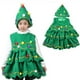 thumbnail image 2 of Sombrero y vestido de árbol de Navidad Disfraces de espectáculo de dibujos animados para niños Disfraz de actuación de Halloween para niños y niñas Tamaño 150 CM (Verde), 2 of 5