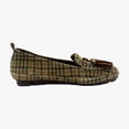 thumbnail image 6 of Naturalizer Betsy Women's Loafers & Slip-Ons Olive Houdstooth Suede Size 6.5 W, 6 of 8
