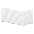 thumbnail image 3 of Kozyard Ground Mounting Kit for 4-Panel Privacy Screens – Perfect for Securing to Concrete – Helps Hide Clutter and Keep Your Outdoor Space Neat – Fits Both White & Black Panels, 3 of 5