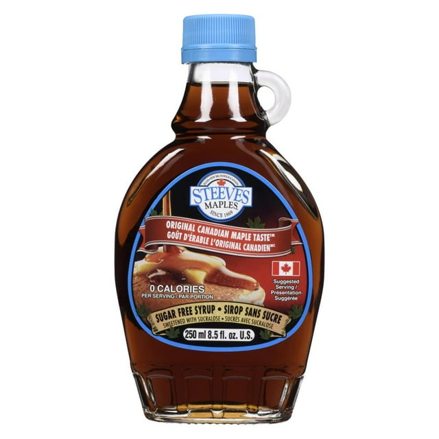 Steeves Maples - 250ml -Sugar Free Maple Taste Syrup - 0 Calories Per Serving