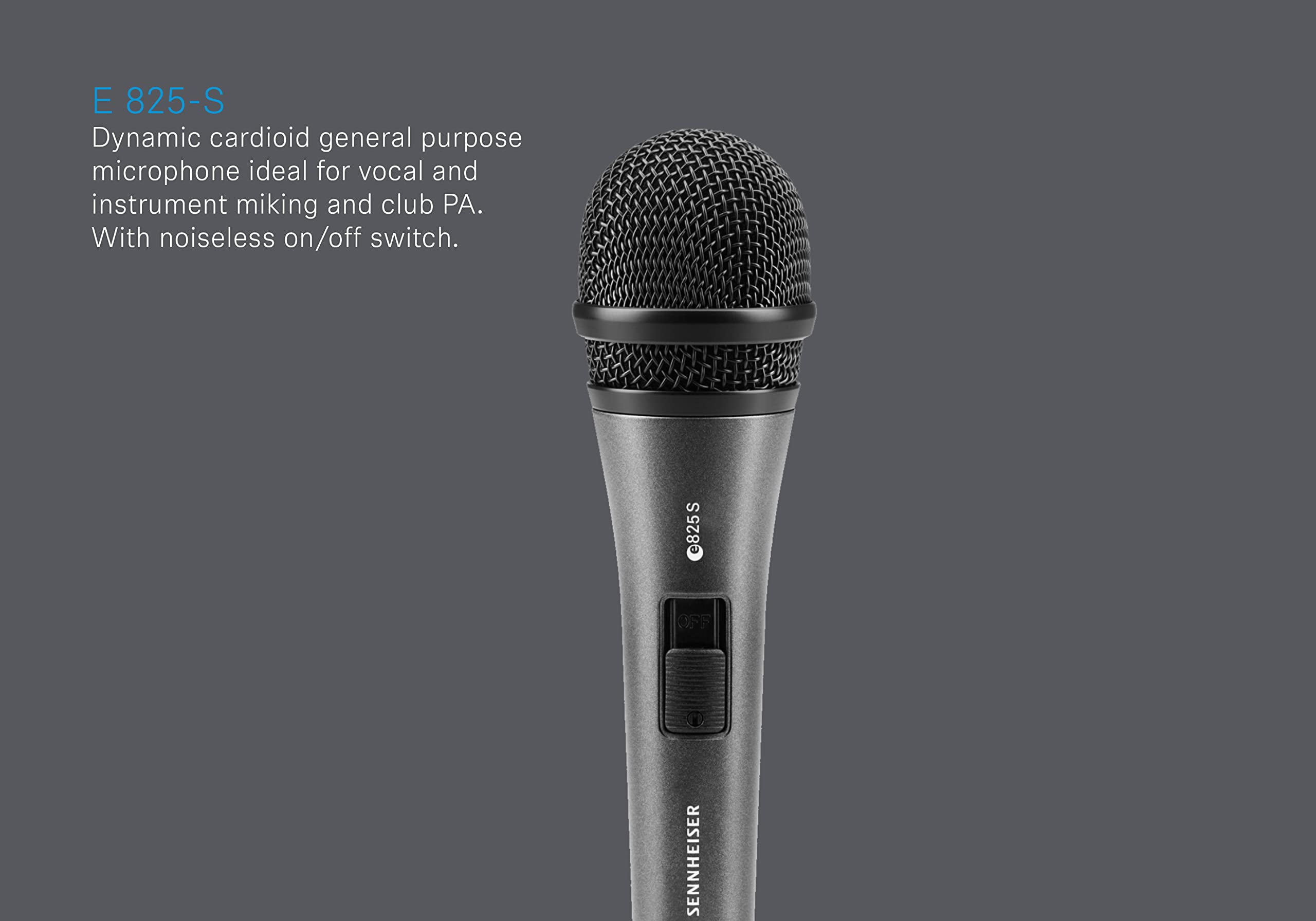 Sennheiser Evolution E 825-S - Microphone