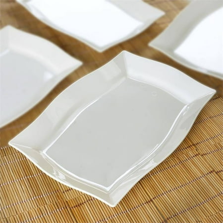 Balsacircle 10 Pcs 8 X 11 5 Disposable Plastic Rectangular