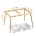 thumbnail image 4 of KFFKFF Kid's Sensory Table, Children's Exploration Table with 3 Collapsible Storage Containers & Dual-Faced Board, Wooden Activity Table for Drawing, 4 of 9