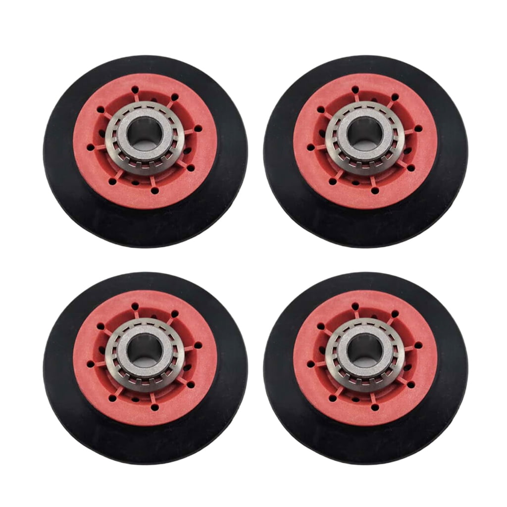 4 Pieces Replacement Drum Rollers for Efficient Drying 8536974 Drum Support Easy Installation Home Appliance Parts