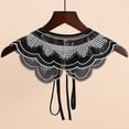 thumbnail image 2 of Diseño elegante de cuello falso con lentejuelas para mujeres y niñas, vestidos y suéteres, 2 of 2