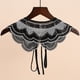 thumbnail image 2 of Diseño elegante de cuello falso con lentejuelas para mujeres y niñas, vestidos y suéteres, 2 of 2