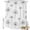 White Black, variant on Shower Curtain Dandelion Shower Curtains for Bathroom Decor, Waterproof Polyester Shower Curtain Set with Hooks, Extra Long 72" x 84" Simple Style
