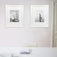thumbnail image 2 of FungYuan 2PACK 8x10 Wood Picture Frame , Display Photo 8x10 Matted to 5x7 Wall Frame, White, 2 of 7