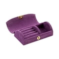 thumbnail image 1 of Guardurnaity Caja de exhibición de joyería para mujer, caja de almacenamiento de pendientes con pasador de oreja, soporte de paquete de de viaje Ropa, zapatos y accesorios Miscelánea Púrpura Guardurnaity AP015909-05, 1 of 6