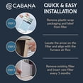 thumbnail image 3 of Cabana Filters 16 x 25 x 1 HVAC Furnace Air Filter Replacement, MERV 11, 6 Pack, 3 of 6