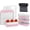 Pink, variant on Mini Cake Pans with Lids 100 Pack,Individual Foil Baking Tins,Disposable Mini Loaf Pans Small Cakes Tin Cupcake Containers for Children's Day Bake Sale-Red,6.8oz