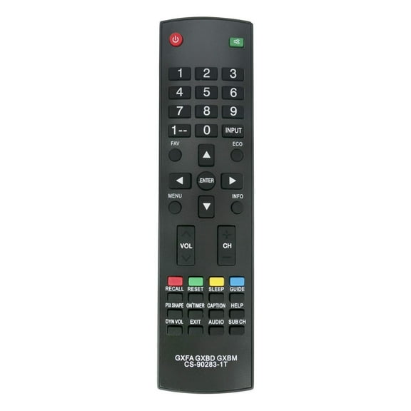 SANYO Remote Control for Sanyo TV DP32242/DP55441/DP46142, Black