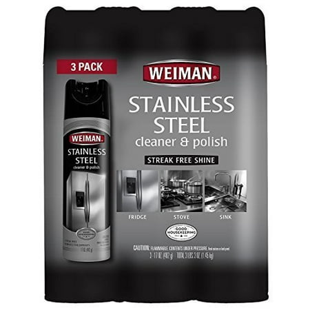 Weiman Stainless Steel Cleaner & Polish (17oz.,3pk.) by