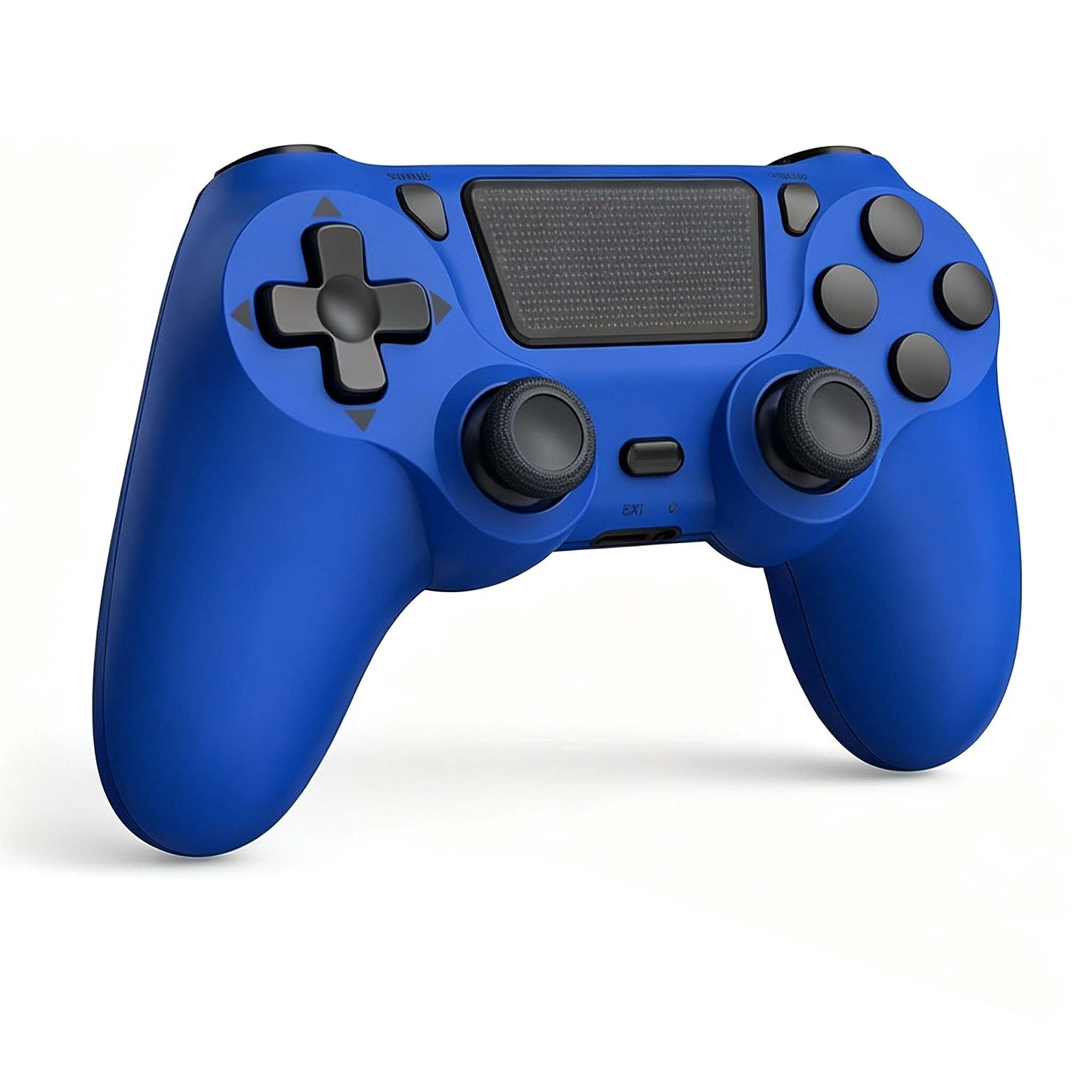 Wireless Gaming Controller Compatible with P4/Slim/Pro/PC, Game Controller with Dual Motor/6-Axis Gyro/Touch Pad - Blue