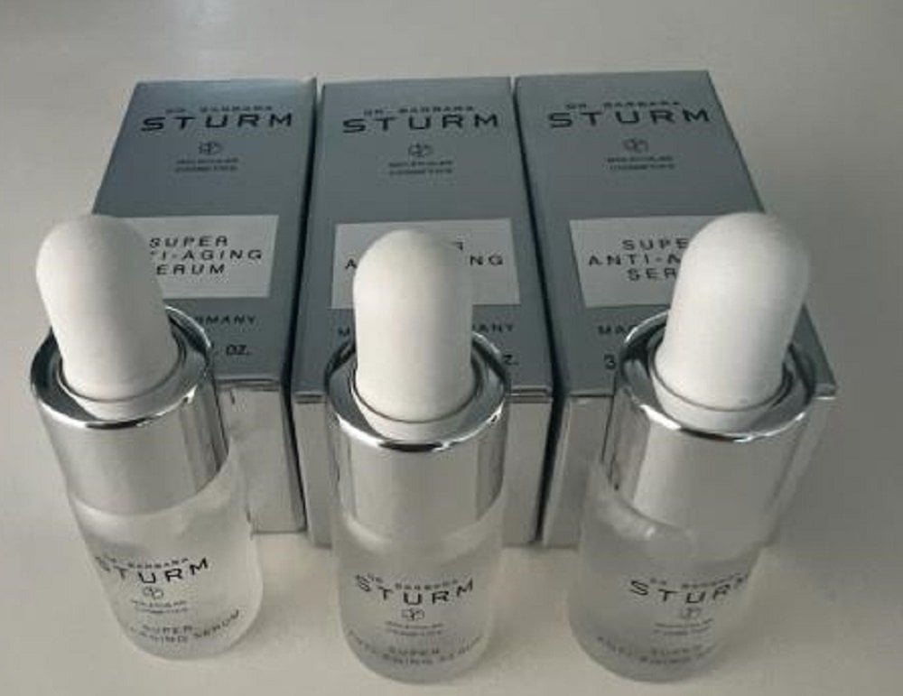 LOT of 3  Dr Barbara Sturm Super Anti Aging Serum - Three Pieces Set