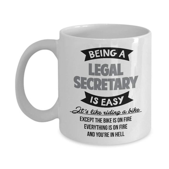 Best Funny Legal Secretary Bikers Coffee & Tea Gift Mug