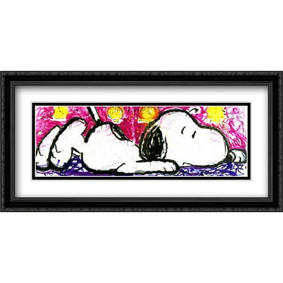 FrameToWall - No Way Out 2x Matted 40x28 Large Black Ornate Framed Art Print by Tom Everhart