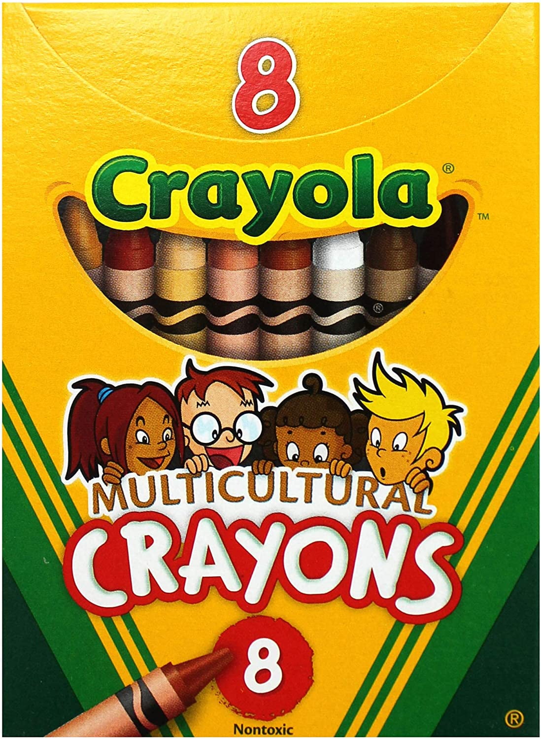 Crayola Multicultural Crayons 8 Colors CYO52008W