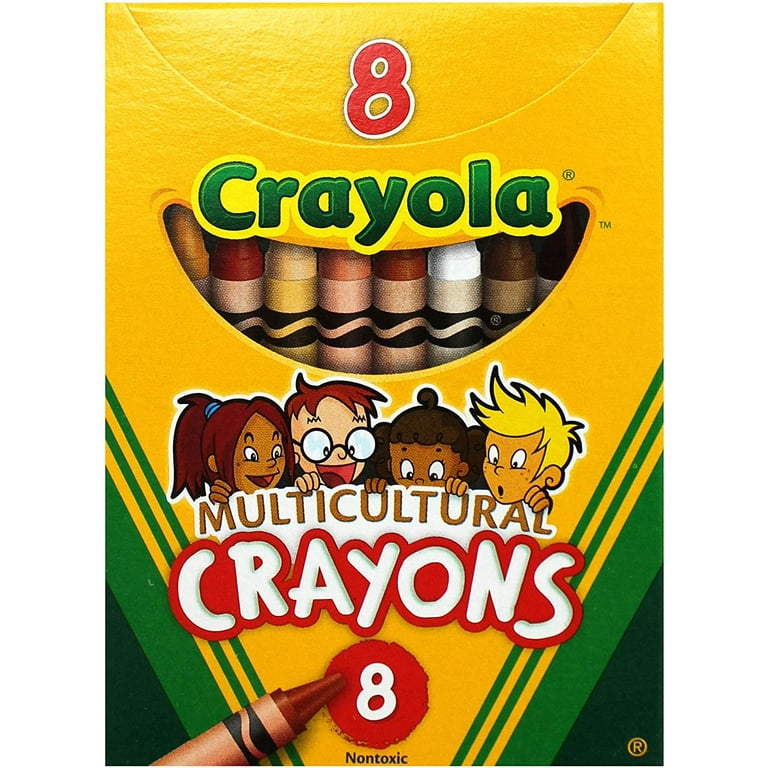 Crayola 8CT Multicultural Colours Markers , Colours of the World, Skin  Colour, Washable, Non Toxic, Gift for Boys Girls, Arts and Crafts 