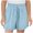 Blue, variant on CYRBOKO Girls Athletic Shorts, Sports Summer Elastic Waist Drawstring Short Bottoms Pink Size 10 T