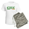 thumbnail image 5 of CafePress - EIRE Women's Light Pajamas - Women's Short Sleeve Print T-Shirt and Pants Light Cotton Pajama Set, 5 of 7