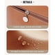 thumbnail image 2 of Travel Makeup Bag,Waterproof Portable Pouch Open Flat Toiletry Bag Make Up Organizer with Divider and Handle(Milky), 2 of 5