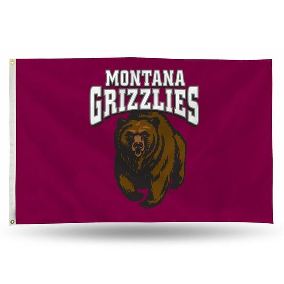 QIFEIHA Montana Grizzlies Flag 3x5 Feet Banner Flag