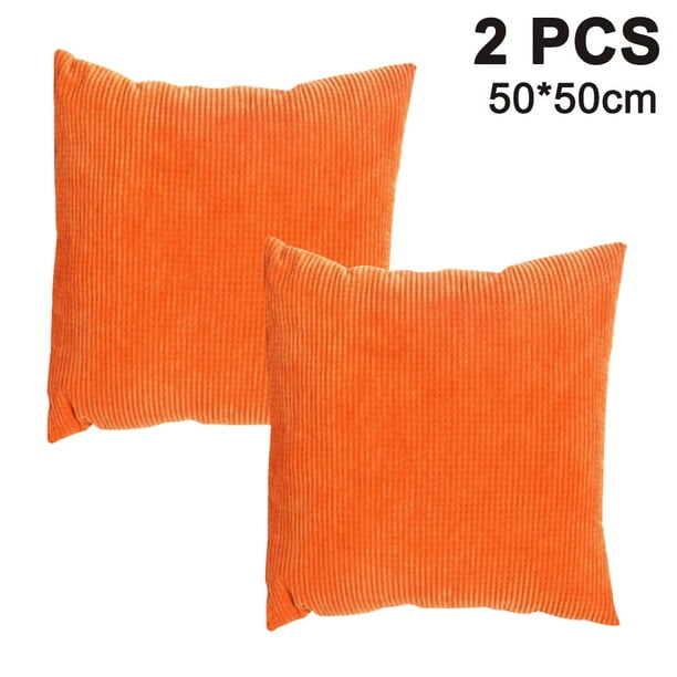 Paquete de 2, funda de almohada cuadrada decorativa suave de pana, fundas de cojín, funda de almohada, decoración del hogar, decoración para sofá, cama, silla Adepaton 2034643-6