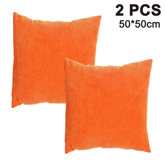 Paquete de 2, funda de almohada cuadrada decorativa suave de pana, fundas de cojín, funda de almohada, decoración del hogar, decoración para sofá, cama, silla Xemadio 2034643-6