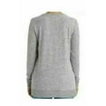 thumbnail image 2 of Lucky Brand Women's CrewNeck Sweater Heather Grey L, 2 of 3