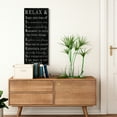 thumbnail image 2 of Stupell Industries Relaxed Retirement Phrases Black Distressed Pattern Inspirational Painting Gallery Wrapped Canvas Art Print Wall Art, 17 x 40, 2 of 6